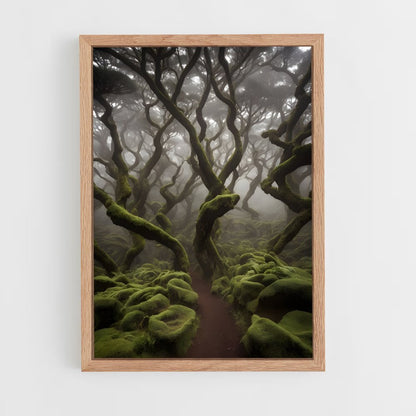ap-forest moss-8 cadre Bois clair