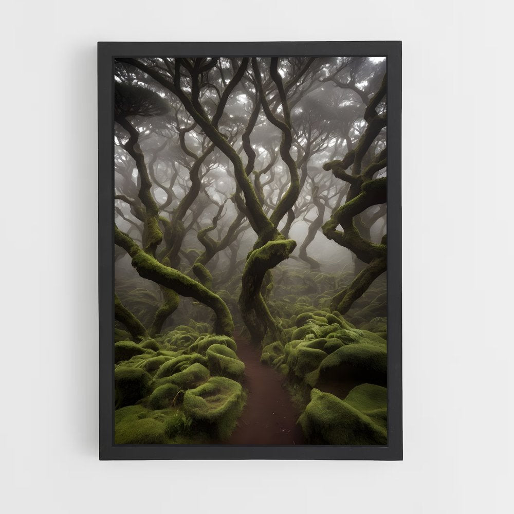 ap-forest moss-8 cadre Noir
