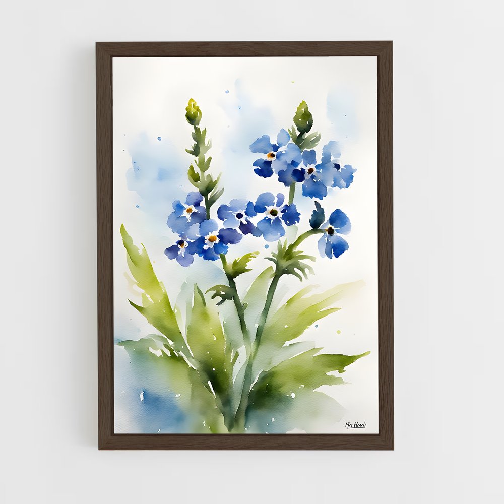 ap-forget-me-not-4 cadre Bois foncé