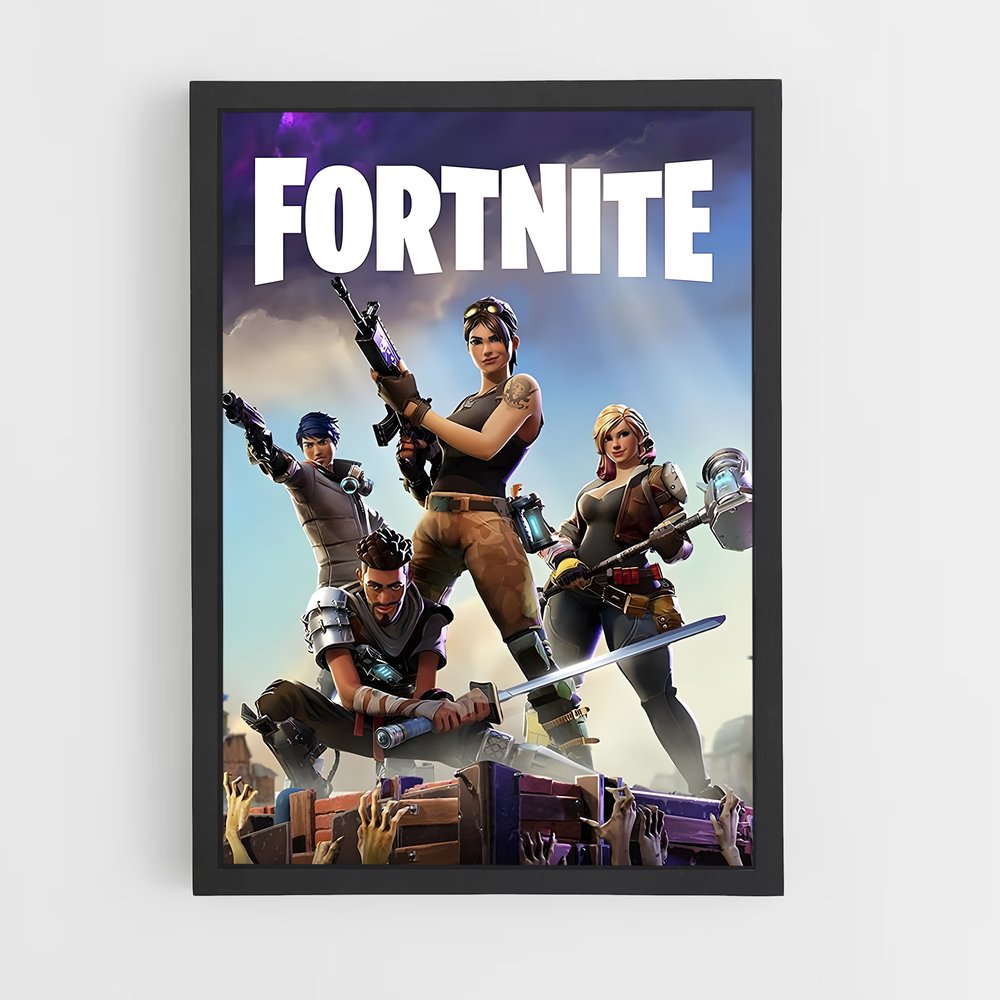 ap-fortnite-9 cadre Noir