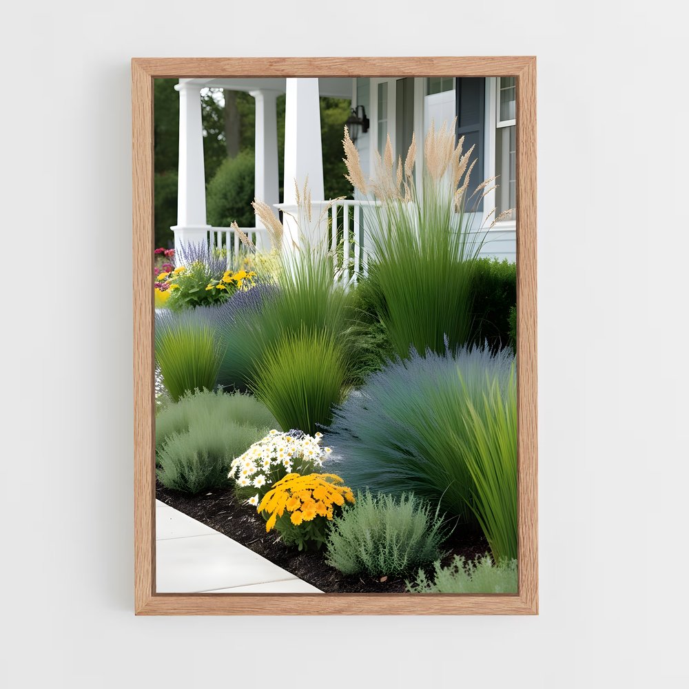 ap-fountain grass-2 cadre Bois clair