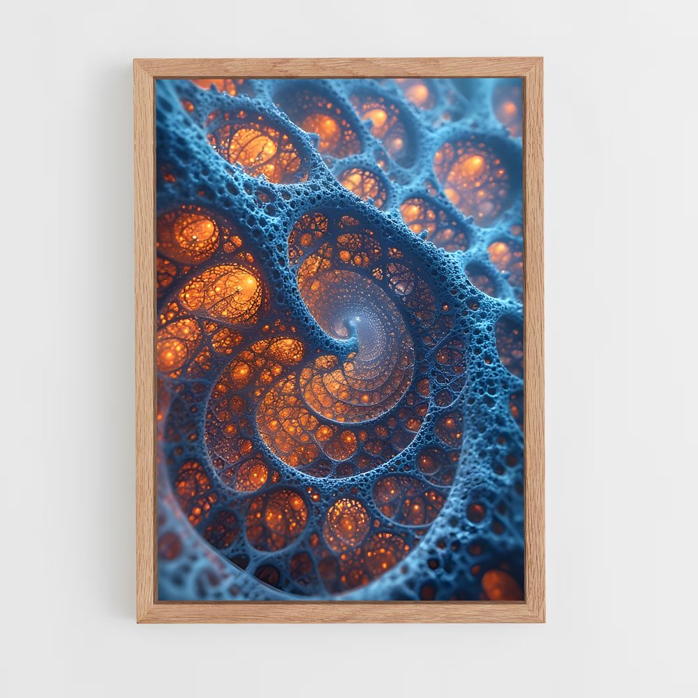 ap-fractals-12 cadre Bois clair