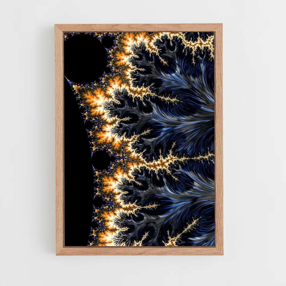 ap-fractals-2 cadre Bois clair
