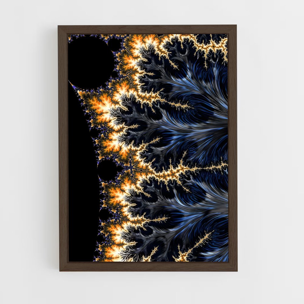 ap-fractals-2 cadre Bois foncé