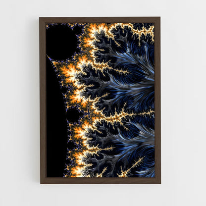 ap-fractals-2 cadre Bois foncé