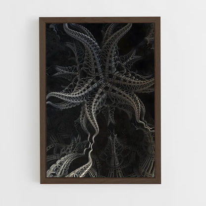 ap-fractals-5 cadre Bois foncé