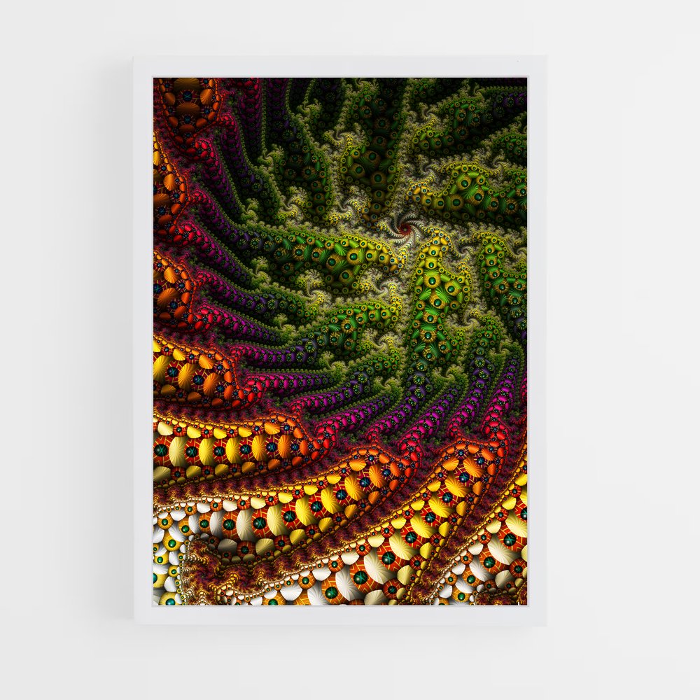 ap-fractals-8 cadre Blanc