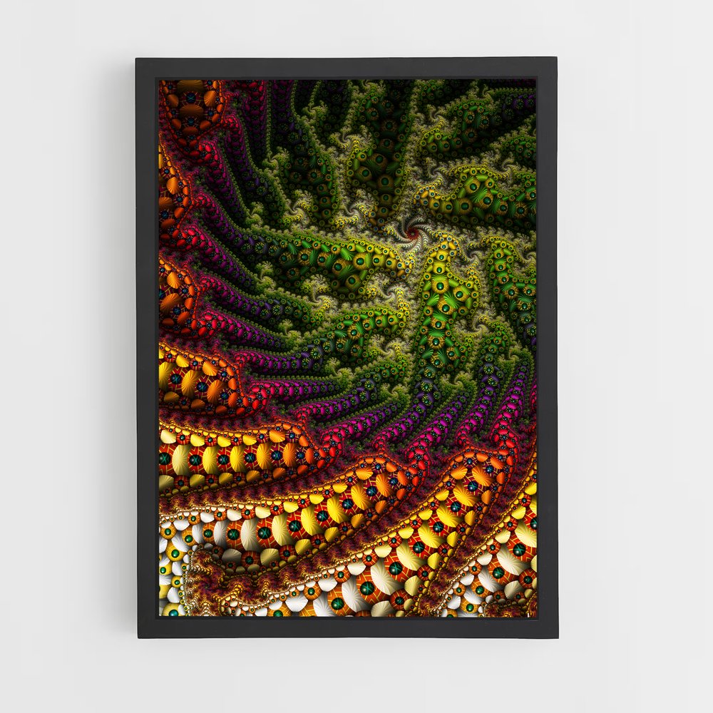 ap-fractals-8 cadre Noir