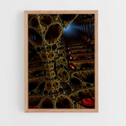 ap-fractals-9 cadre Bois clair
