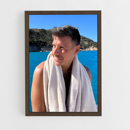 ap-francesco gabbani-1 cadre Bois foncé