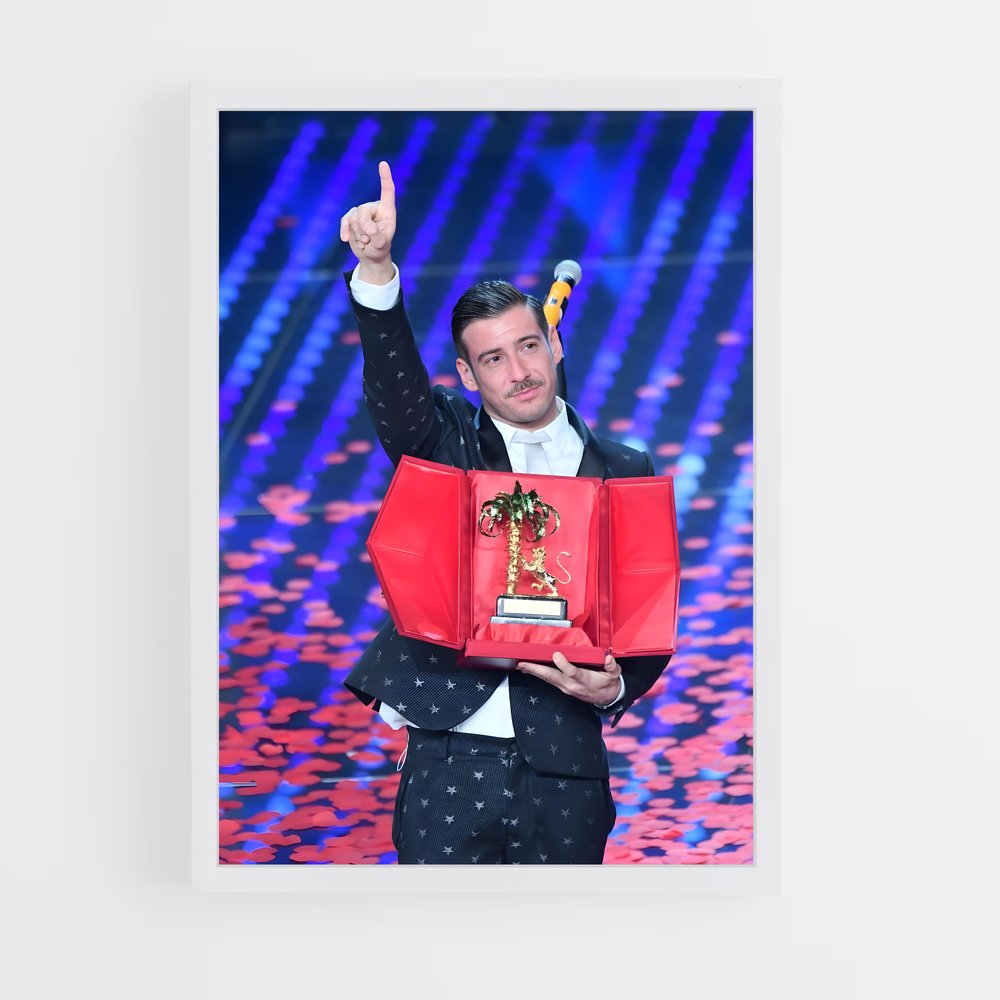 ap-francesco gabbani-3 cadre Blanc