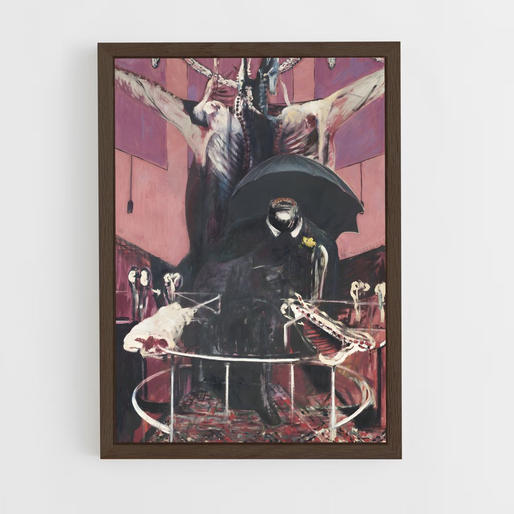 ap-francis bacon-1 cadre Bois foncé