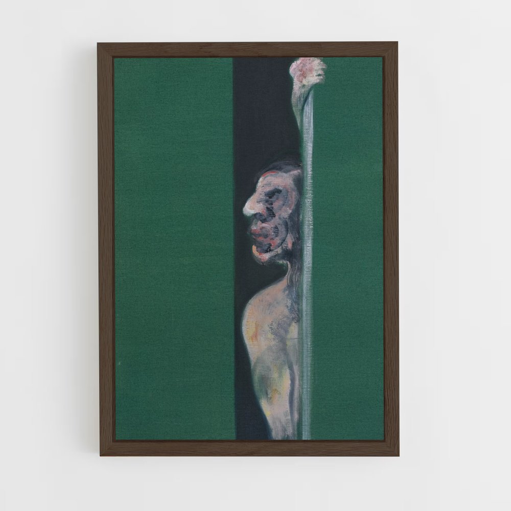 ap-francis bacon-2 cadre Bois foncé