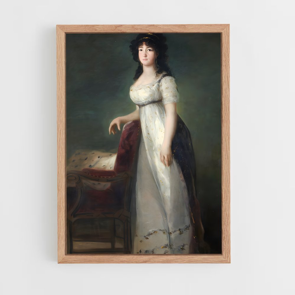 ap-francisco goya-4 cadre Bois clair