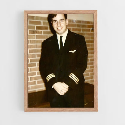 ap-frank abagnale-8 cadre Bois clair