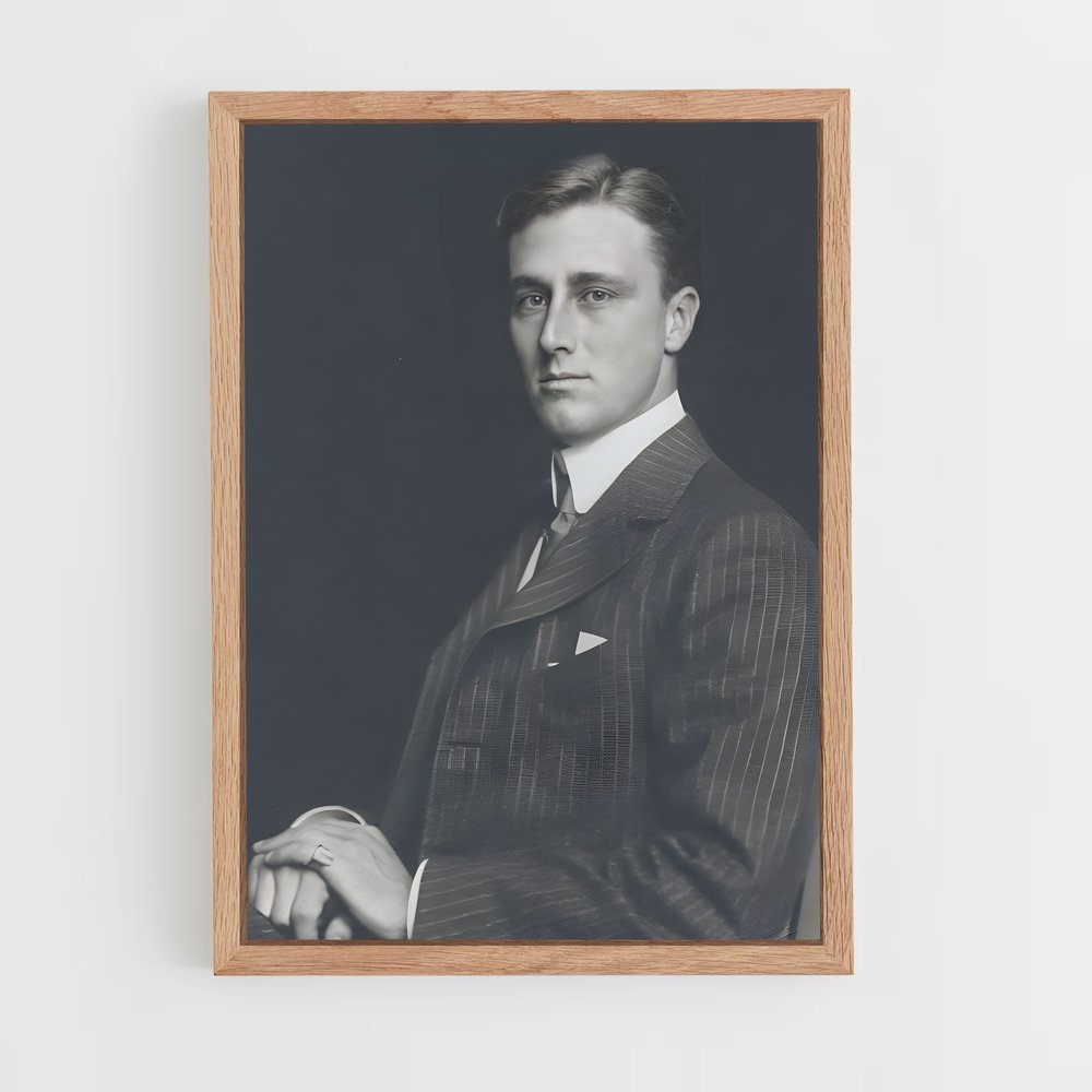 ap-franklin roosevelt-1 cadre Bois clair