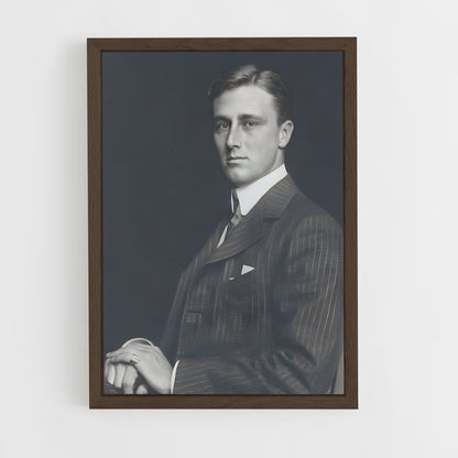 ap-franklin roosevelt-1 cadre Bois foncé