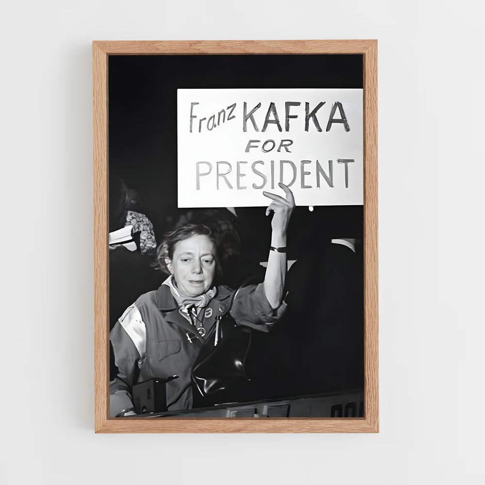 ap-franz kafka-1 cadre Bois clair