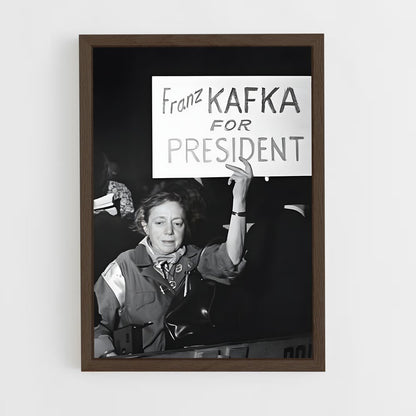 ap-franz kafka-1 cadre Bois foncé