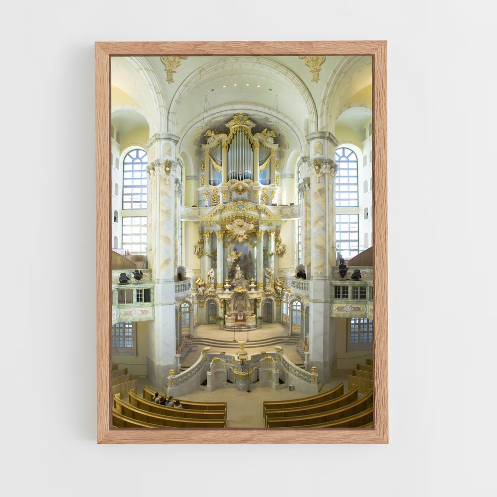 ap-frauenkirche dresden-4 cadre Bois clair