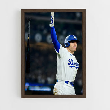 ap-freddie freeman-3 cadre Bois foncé