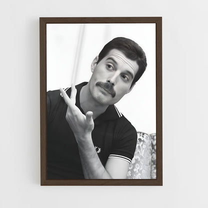 ap-freddie mercury-7 cadre Bois foncé