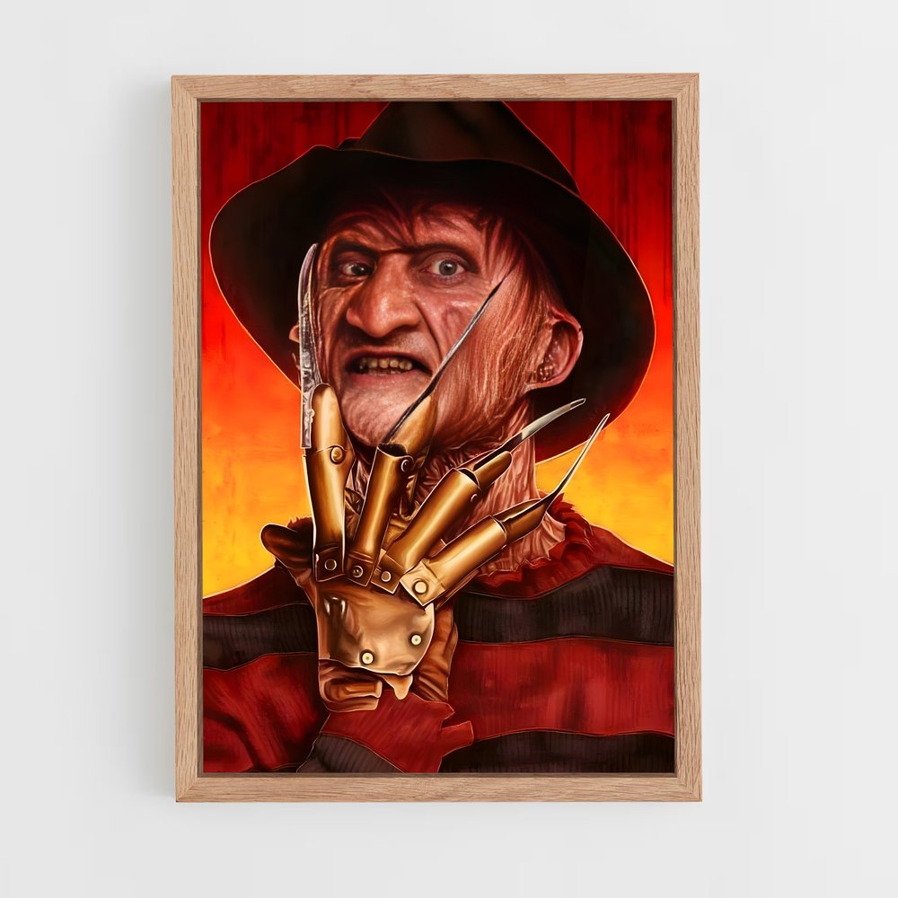 ap-freddy krueger-2 cadre Bois clair