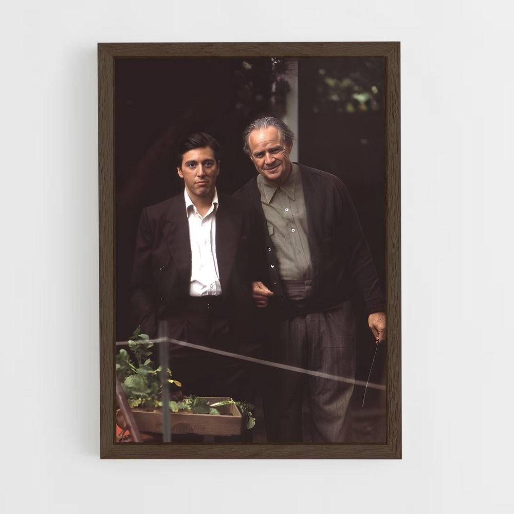 ap-fredo corleone-3 cadre Bois foncé