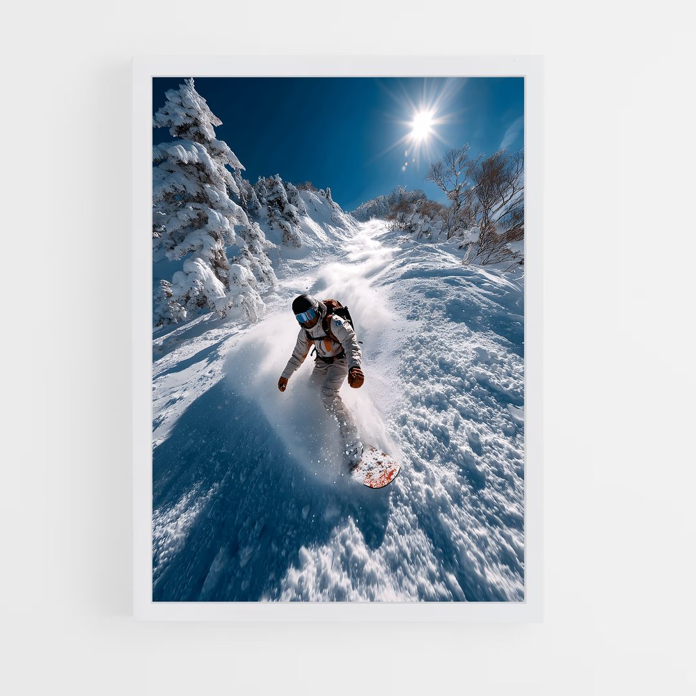 ap-freeride world tour snowboarding-4 cadre Blanc
