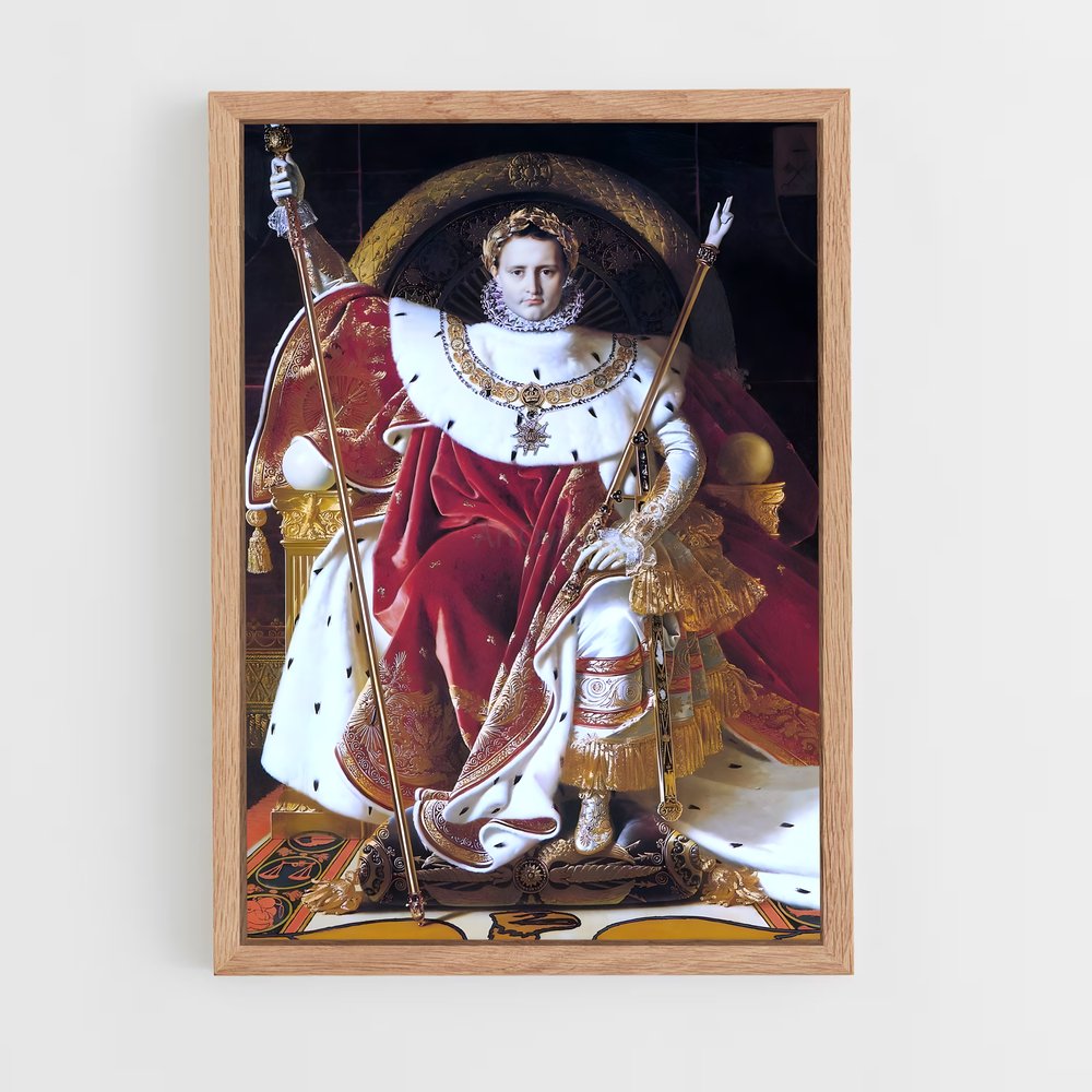 ap-french empire-3 cadre Bois clair