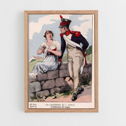 ap-french empire-5 cadre Bois clair