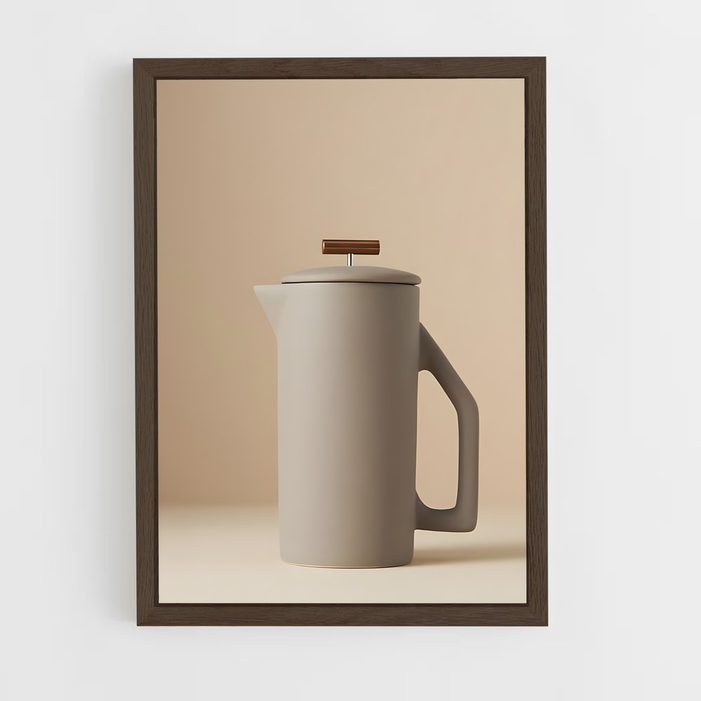 ap-french press-1 cadre Bois foncé