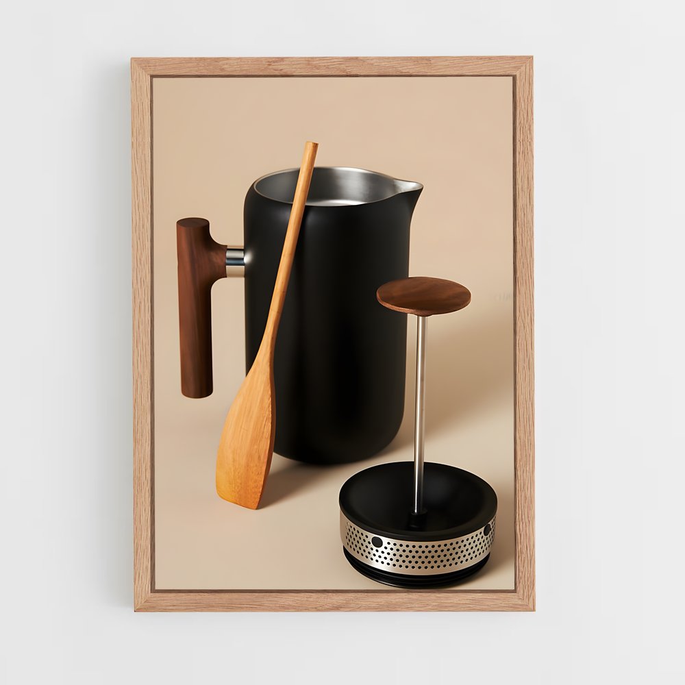 ap-french press-2 cadre Bois clair