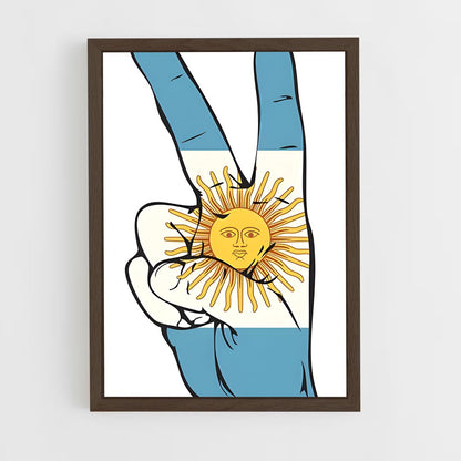 ap-frente de todos argentina-1 cadre Bois foncé
