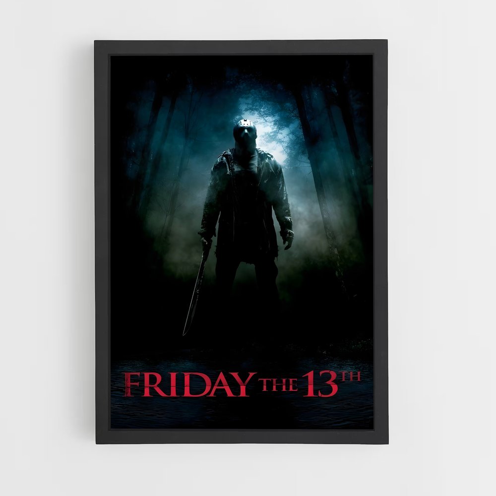 ap-friday the 13th-3 cadre Noir