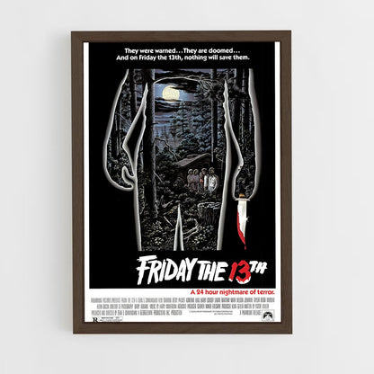 ap-friday the 13th-4 cadre Bois foncé