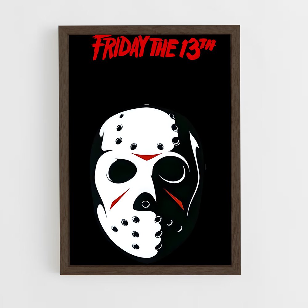 ap-friday the 13th-7 cadre Bois foncé