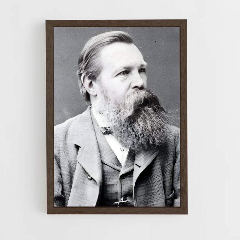 ap-friedrich engels-1 cadre Bois foncé