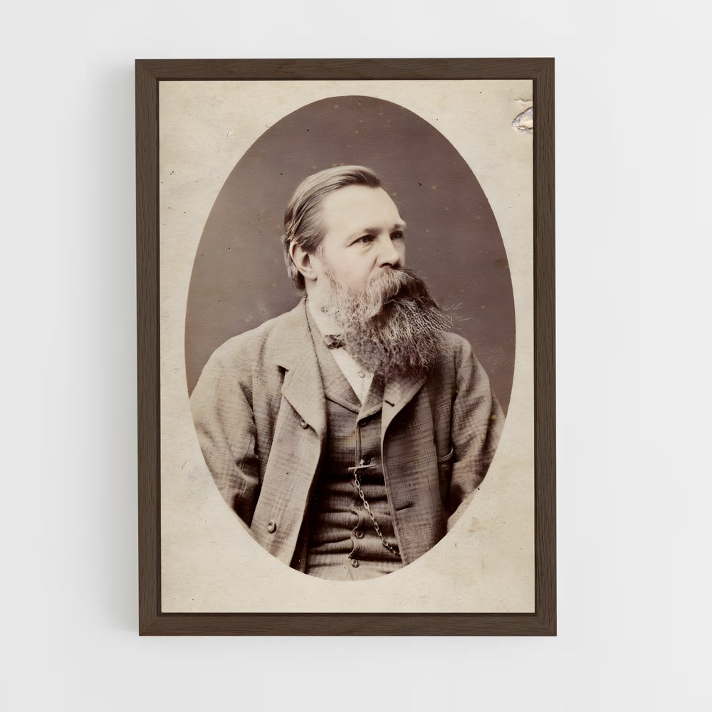 ap-friedrich engels-2 cadre Bois foncé