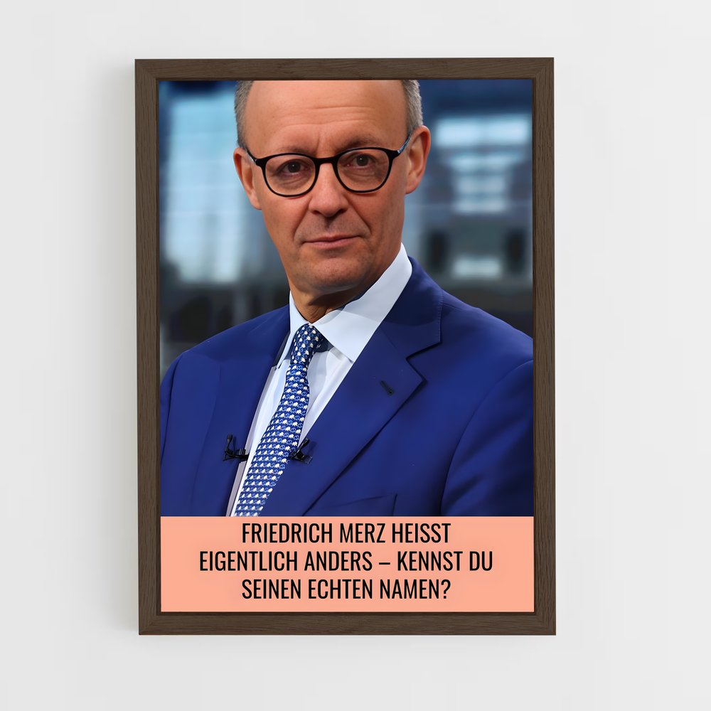 ap-friedrich merz-1 cadre Bois foncé