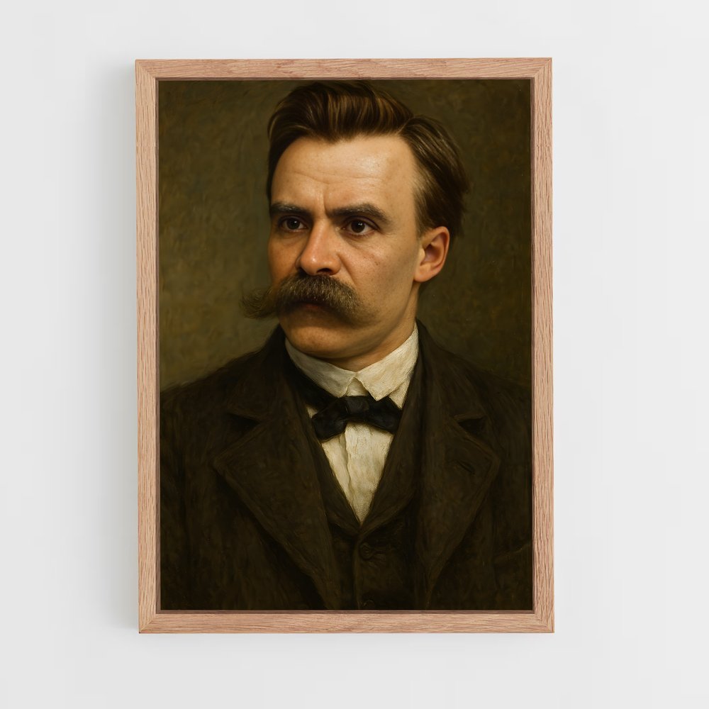 ap-friedrich nietzsche-1 cadre Bois clair