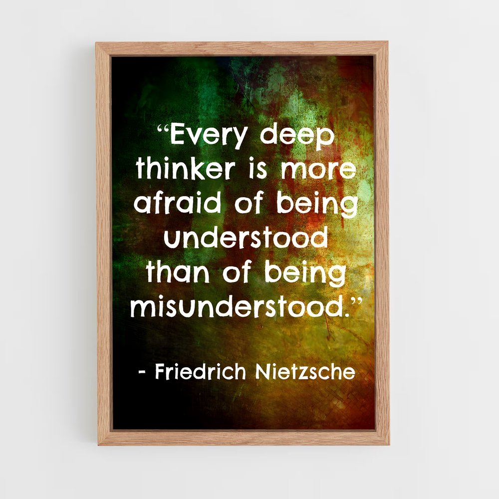 ap-friedrich nietzsche-5 cadre Bois clair