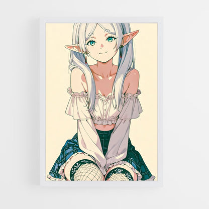 ap-frieren elf-4 cadre Blanc