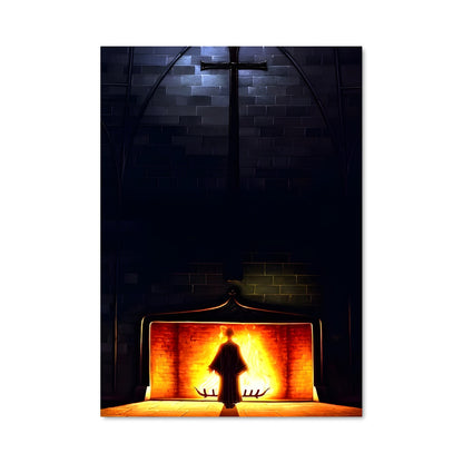 Poster Crépitements et Reflets