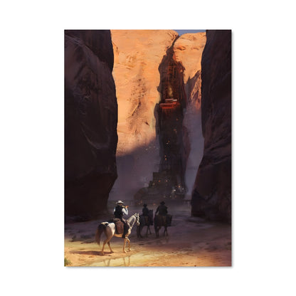 Poster Cavalier des Canyons