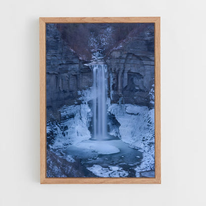 ap-frozen waterfall-1 cadre Bois clair