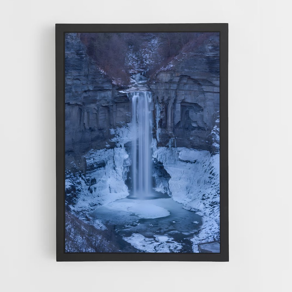 ap-frozen waterfall-1 cadre Noir