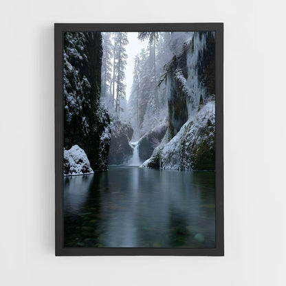 ap-frozen waterfall-2 cadre Noir
