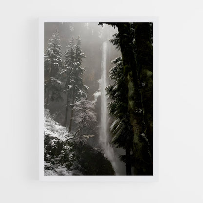 ap-frozen waterfall-5 cadre Blanc