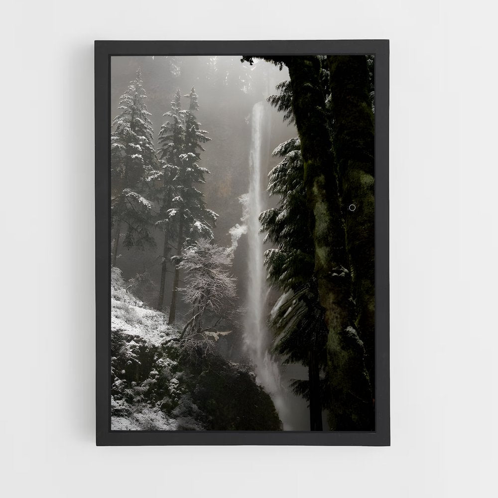 ap-frozen waterfall-5 cadre Noir